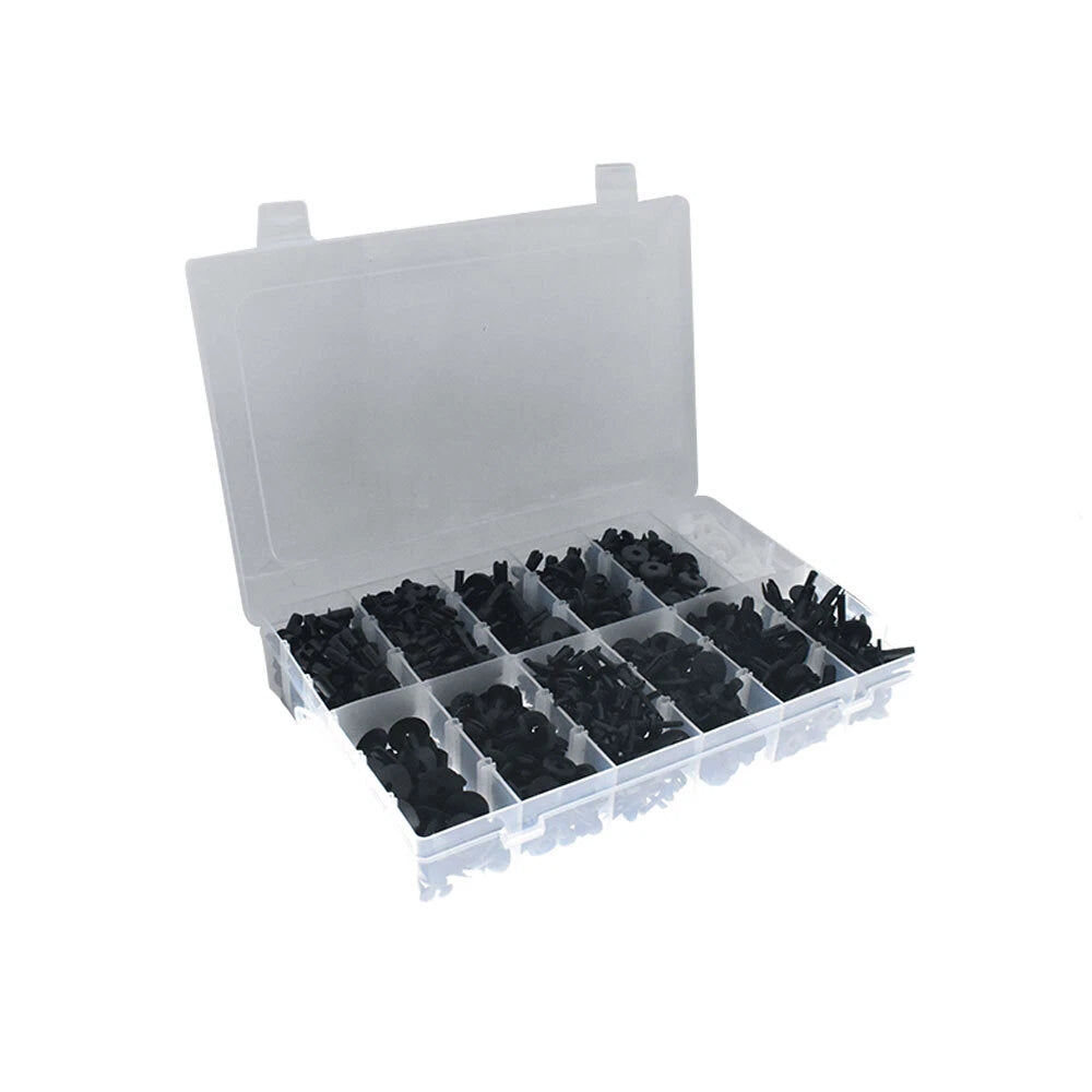 Set of 690 Push Pin Rivet Trim Clips for Universal Applications