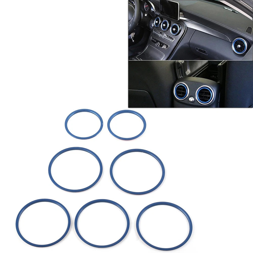 Air Vent Outlet Inner Ring Cover Trim for Benz C Class W205, GLC Class X253 (2015–2021)