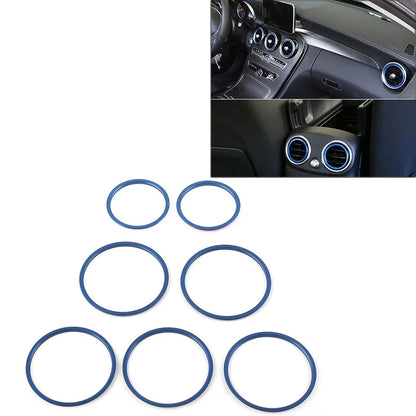 Air Vent Outlet Inner Ring Cover Trim for Benz C Class W205, GLC Class X253 (2015–2021)