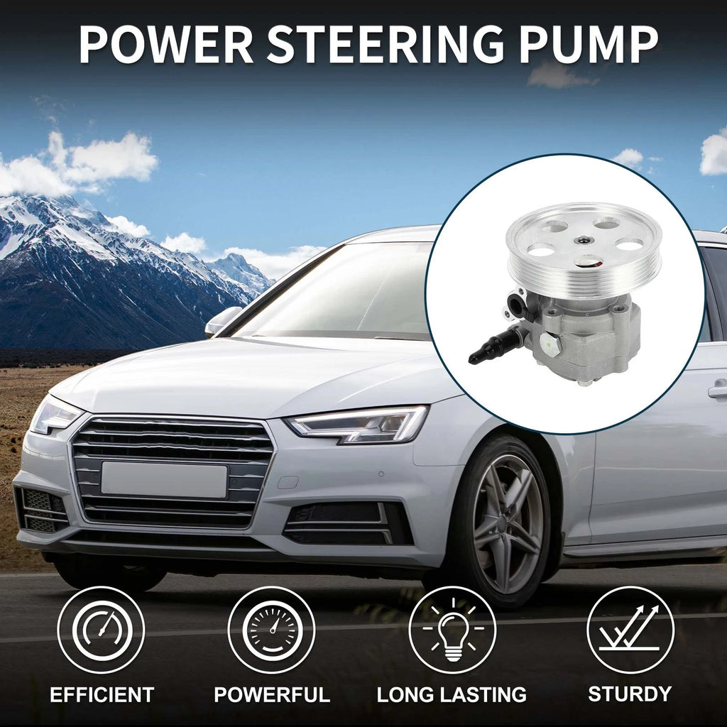 Power Steering Pump Replacement with Pulley for Audi A4 A5 (2009–2012)