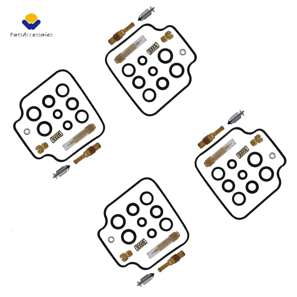 Set of 4 Carburetor Rebuild Kits for Honda NightHawk 650 (1983–1985)