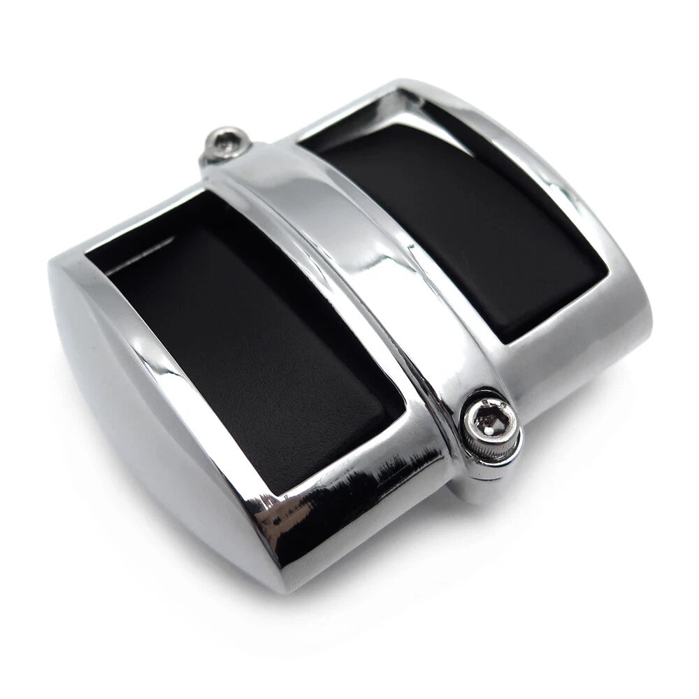 Chrome Brake Pedal Pad for HTTMT (Black Rubber)