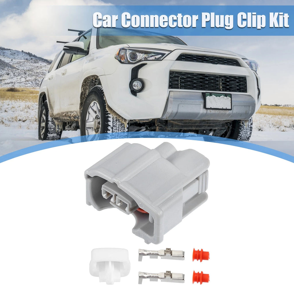 2 Pin Fuel Injector Connector Adapter Plug Kit for Toyota (2005–2015)