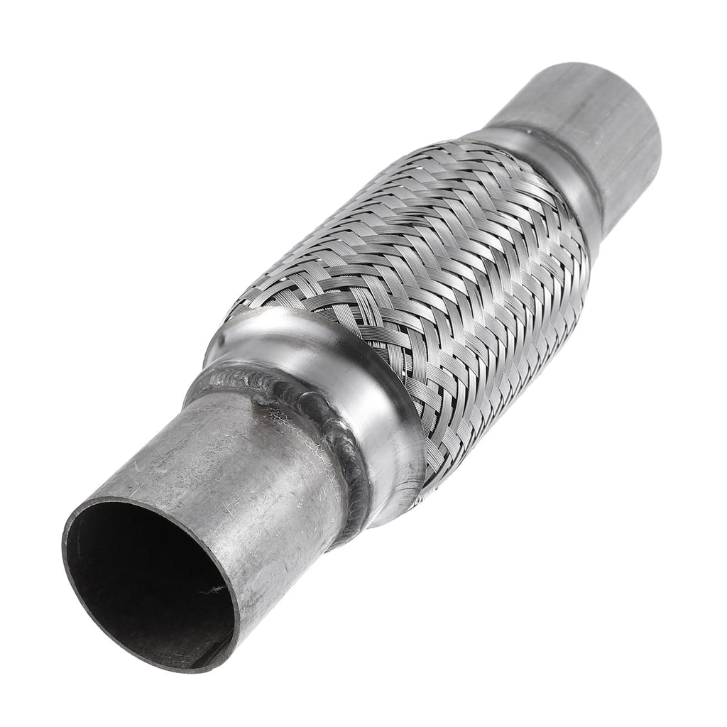 Exhaust Flex Pipe 2.01" W x 9.96" Long Double Braid Universal