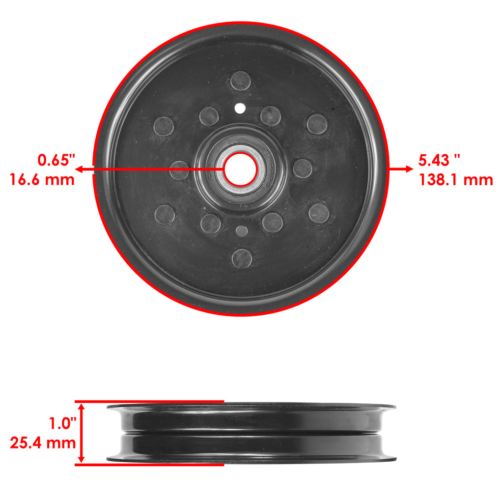 Idler Pulley Flat Replacement for John Deere 325 335 345 GT225 GT235
