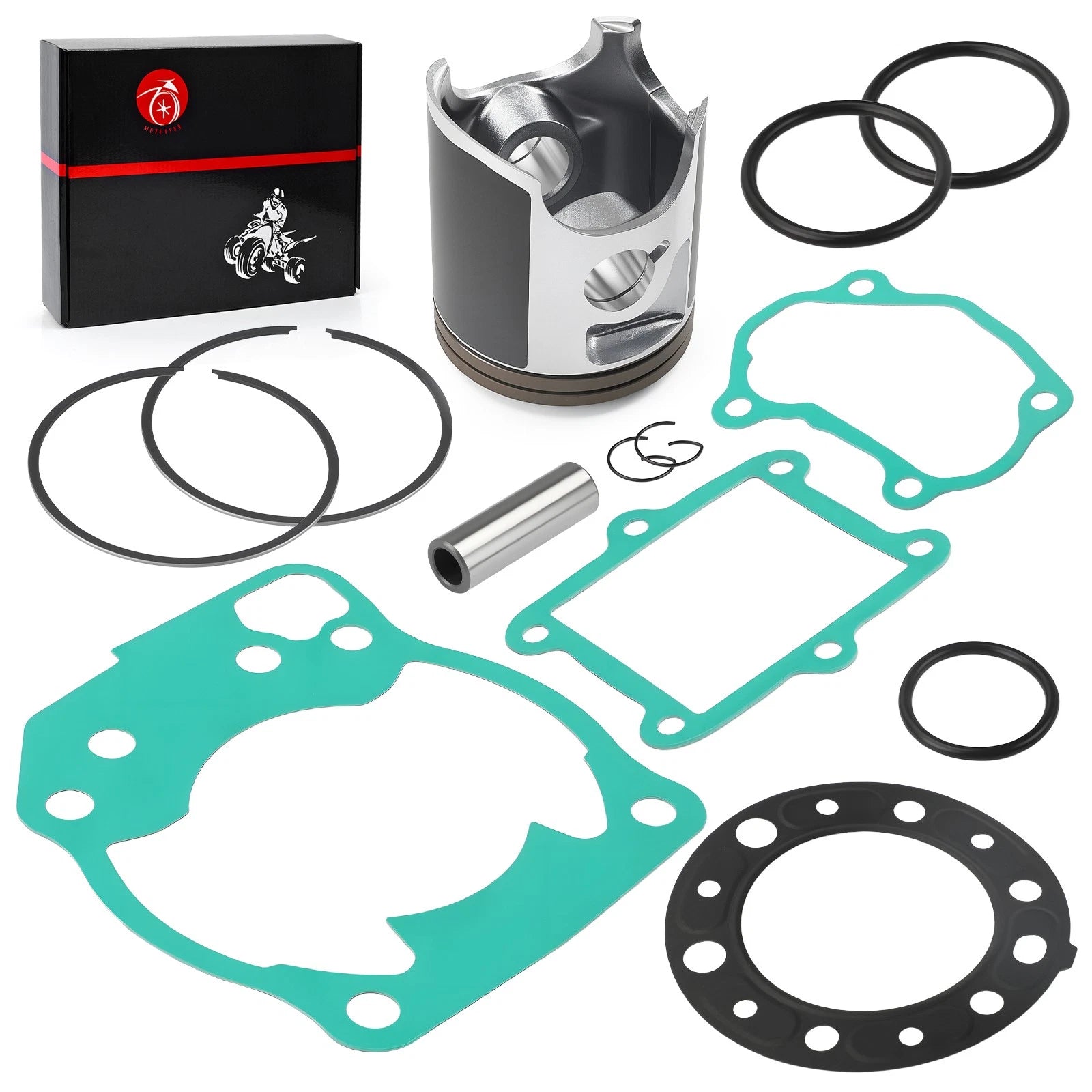 Top End Rebuild Kit for Honda CR250R (1992–1996) - Piston Gasket 66.40mm STD