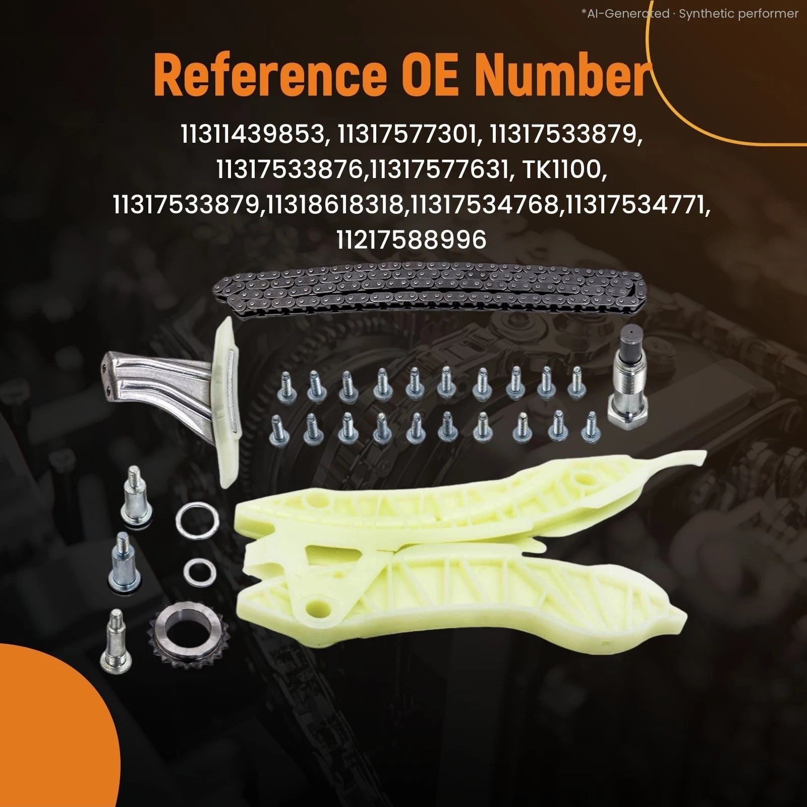 Engine Timing Chain w/ Sprocket for Mini Cooper Turbo (2007–2015) 11317533876