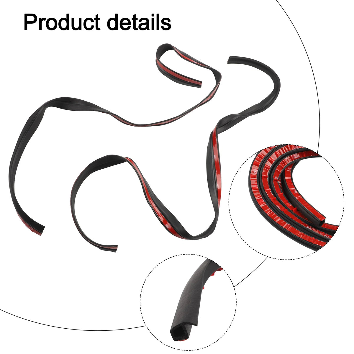 Sealing Strip Dust Protection Effortless Upgrade Enhanced Driving Experience