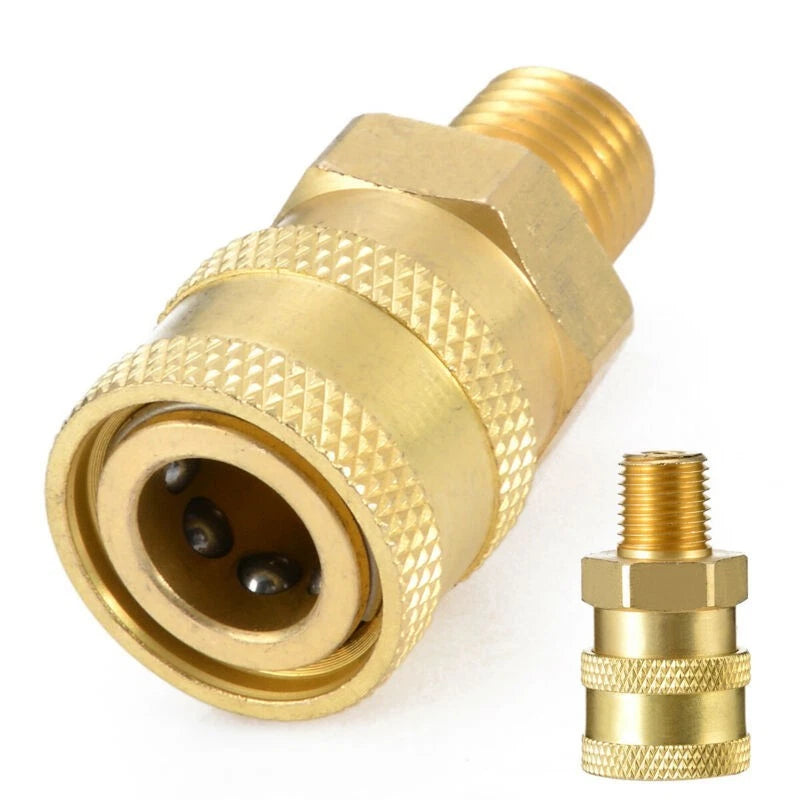 Brass Quick Coupler for High-Pressure Equipment