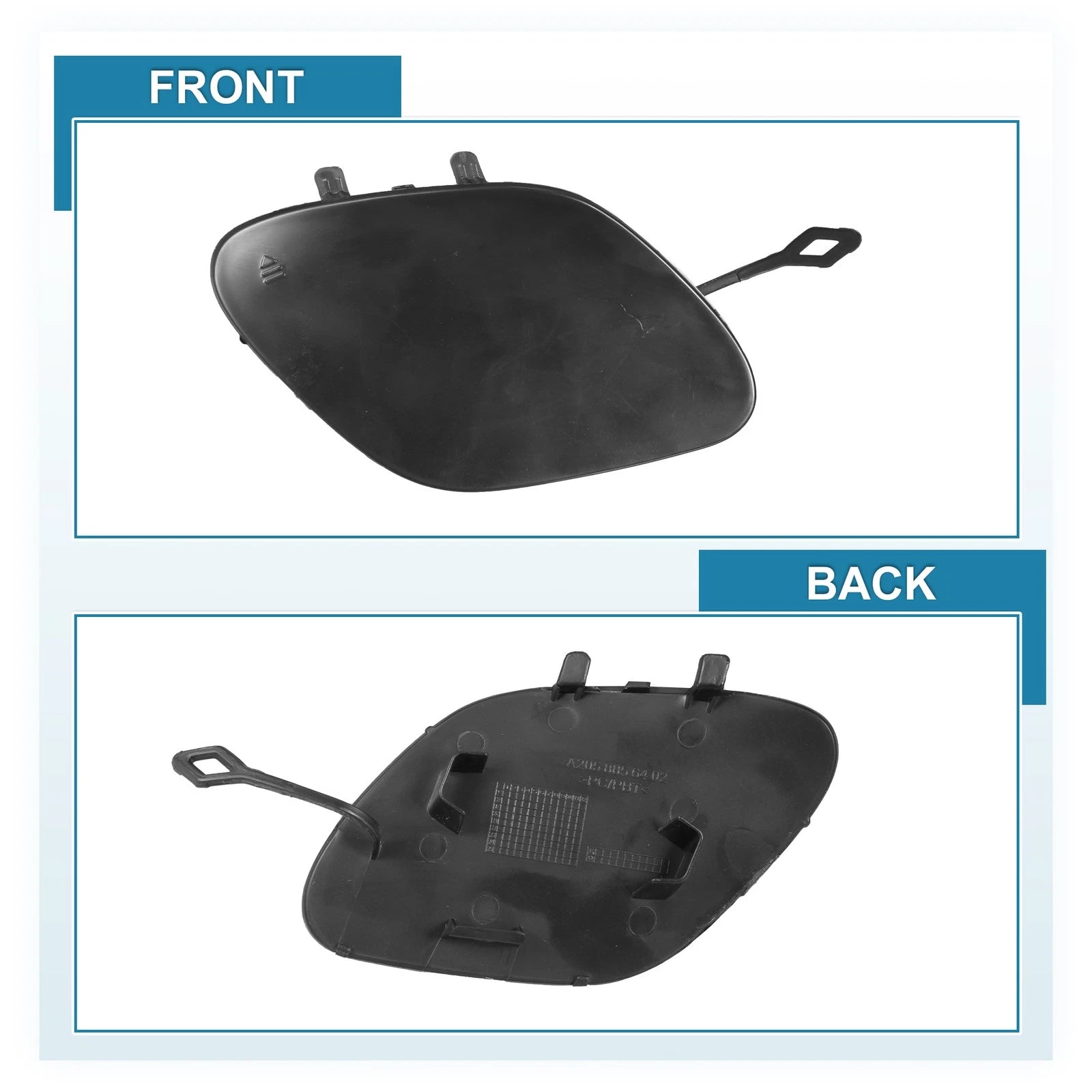 Front Bumper Tow Hook Cover Replacement for Mercedes-Benz C-Class (2015–2021)