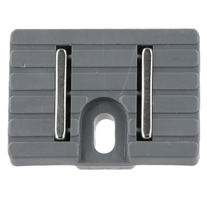 Belt Clip Bit Holder for Drill Drivers - Left Right Side, Red Plastic