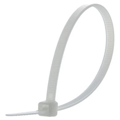 Set of 100 Wire Ties for Installation Solutions ISCT8 (8") - White