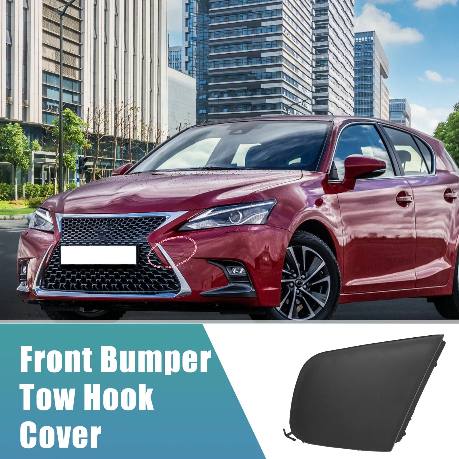 Front Right Bumper Tow Hook Cover for Lexus CT200h (2014–2017)