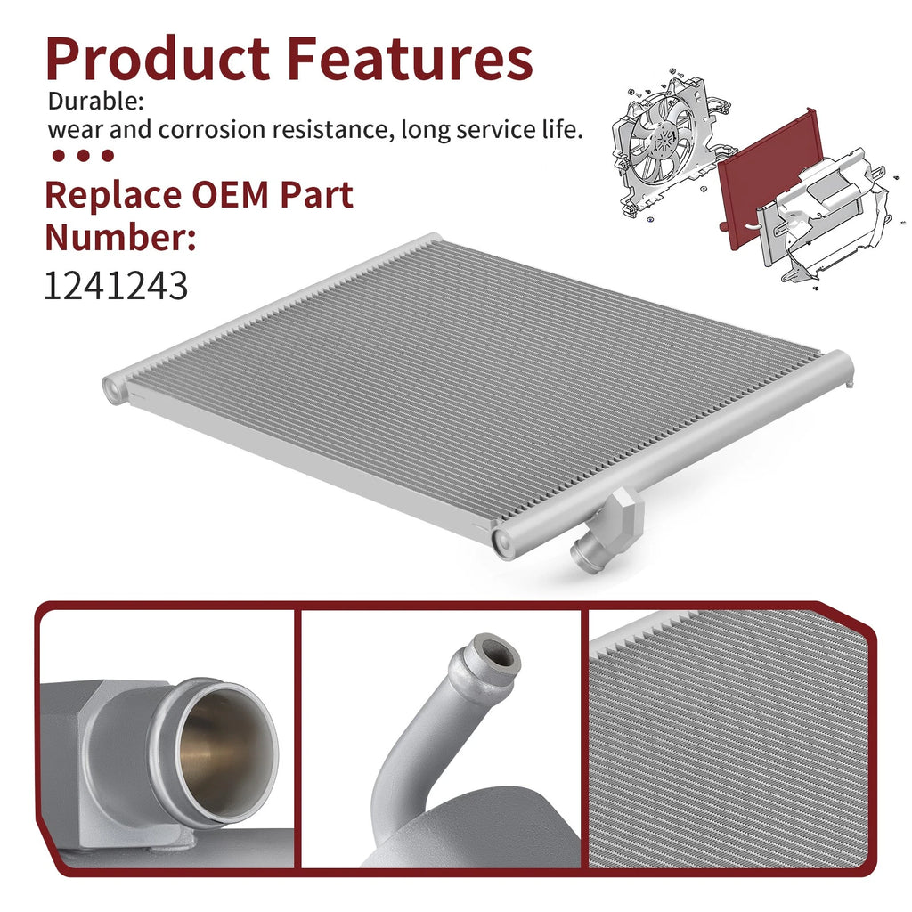 Radiator 1241243 for Polaris RZR Pro XP/Pro XP 4 (2020–2025)
