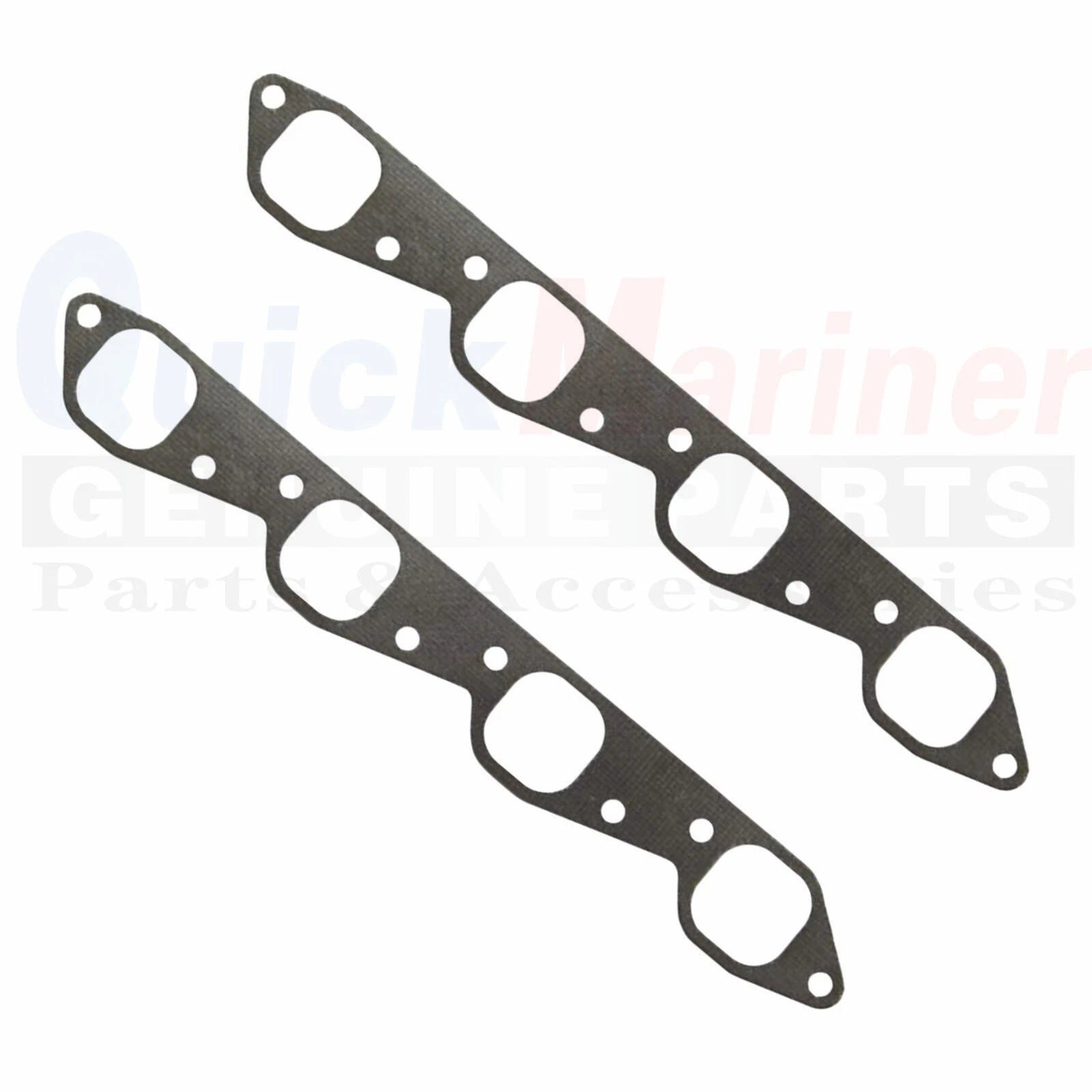 2X Exhaust Manifold Gasket for Mercruiser 7.4-8.1-8.2L V8 (27-46820, 3852472)