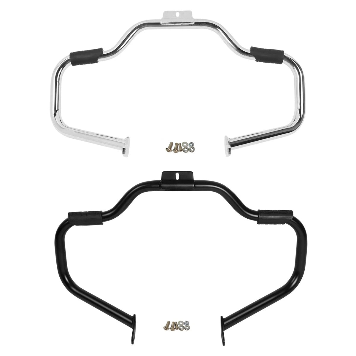 Mustache Engine Guard Crash Bar for Harley Softail Slim FLS Fat Boy FLSTF (2000–2017)