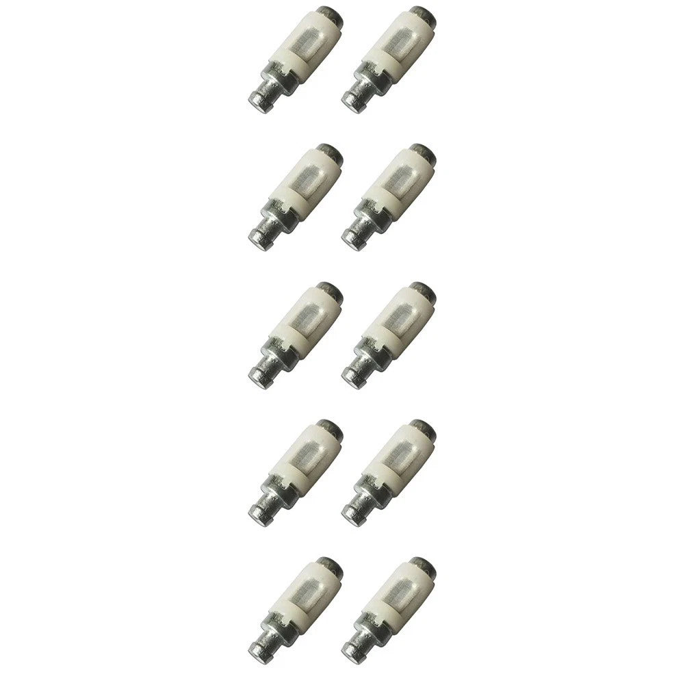 10 Piece Fuel Filter Set for Gas Powered Mowers & Chainsaws