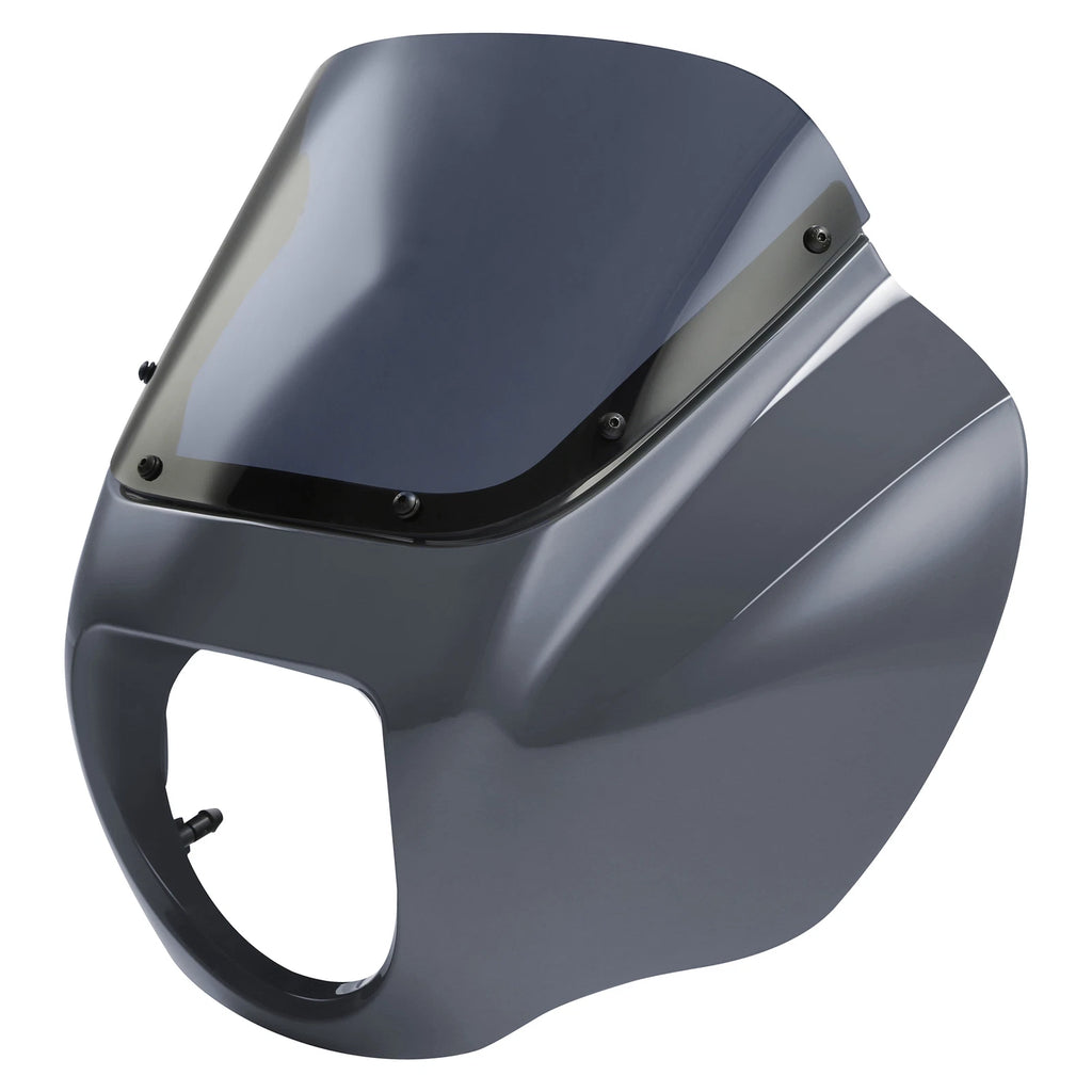 Front Fairing Windshield for Harley Softail FXBB FXLR FXST (2018–Present) Gunship Gray