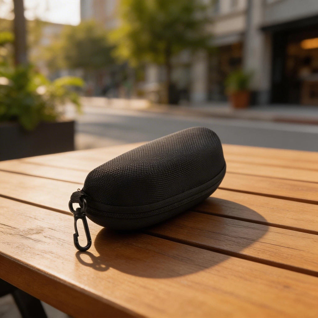 Sunglasses Case with Hard Shell for Compact Storage (Universal Fit)