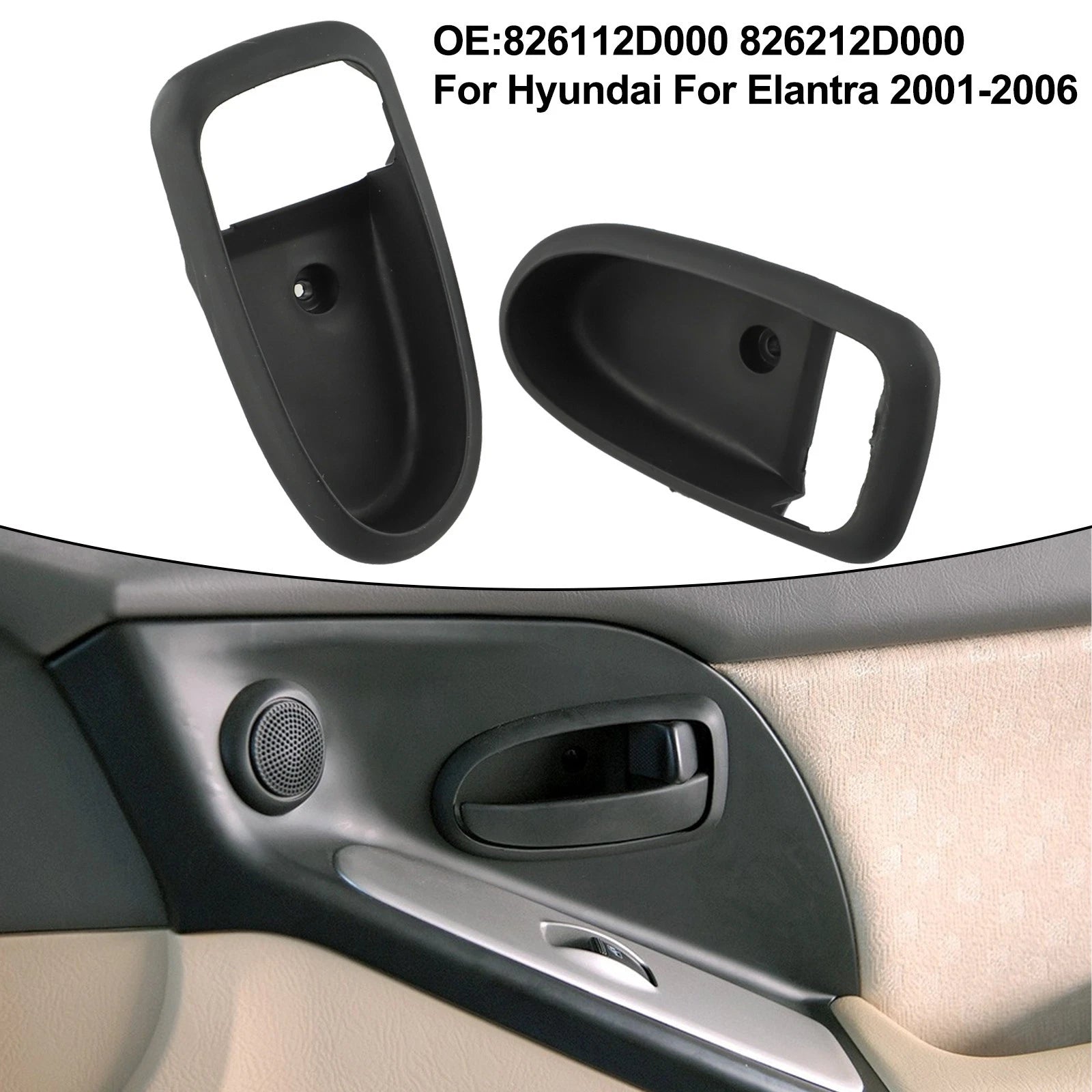 Interior Handle Covers for Hyundai Elantra (2017–2020)