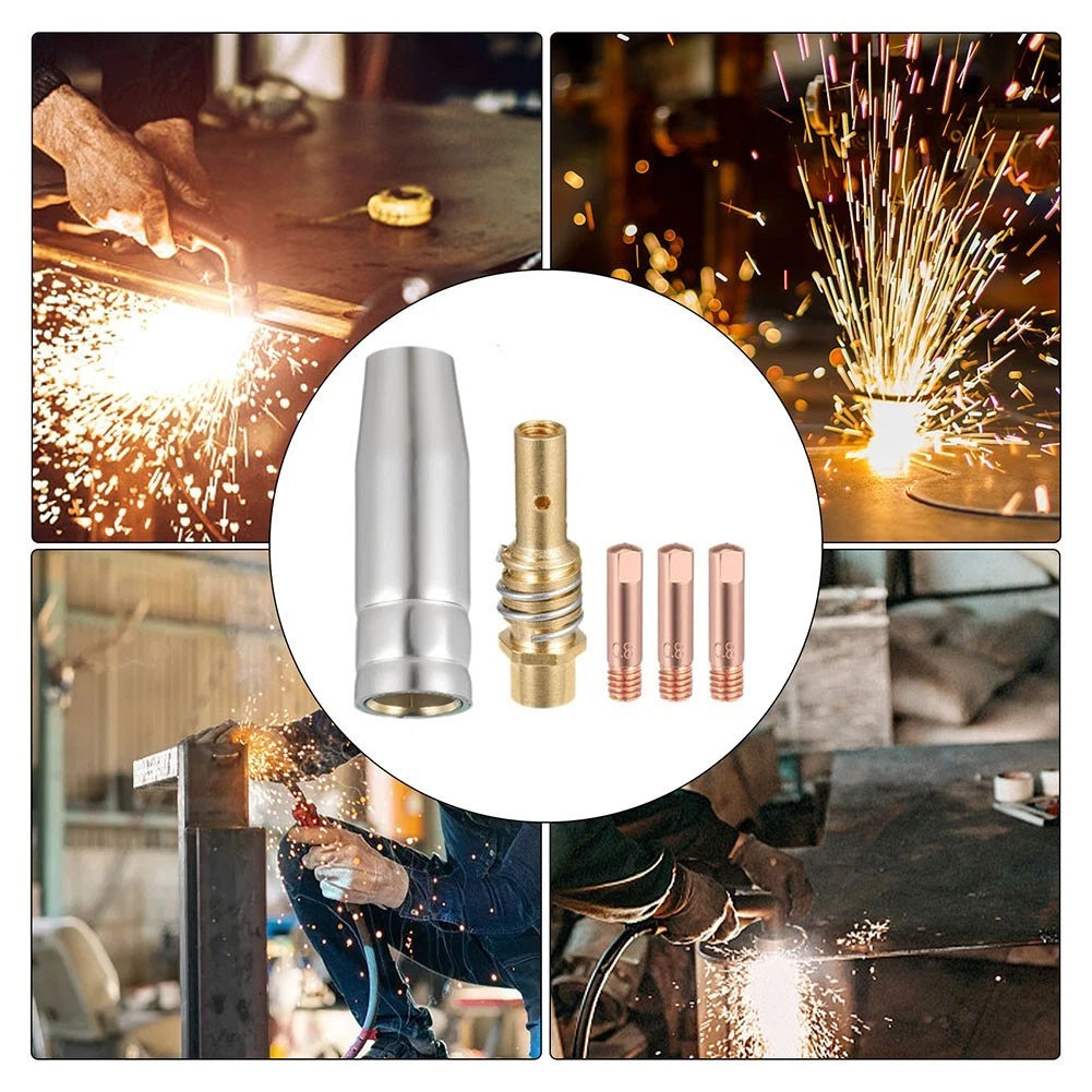 5PCS Contact Tips for MIG Welder 15AK (0.8mm)