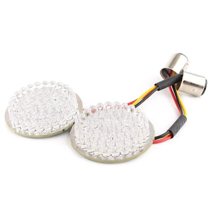 2X Rear 1157 Red LED Turn Signal w/Running Light Inserts for Harley Touring