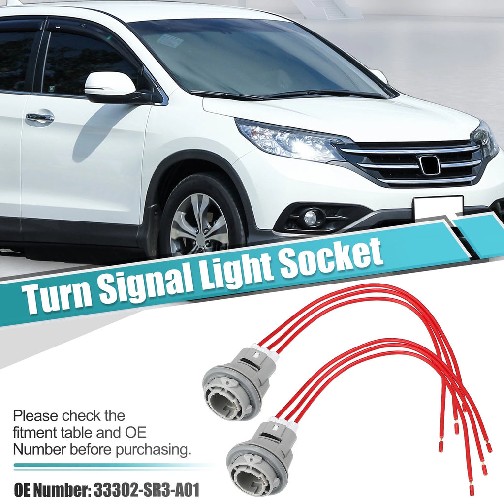 Turn Signal Light Socket Connector Harness Replacement for Honda (2012–2019)