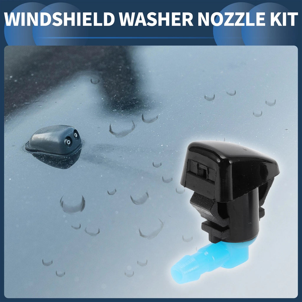 Set of 2 Front Windshield Washer Nozzles for Ford Focus (2000–2018)
