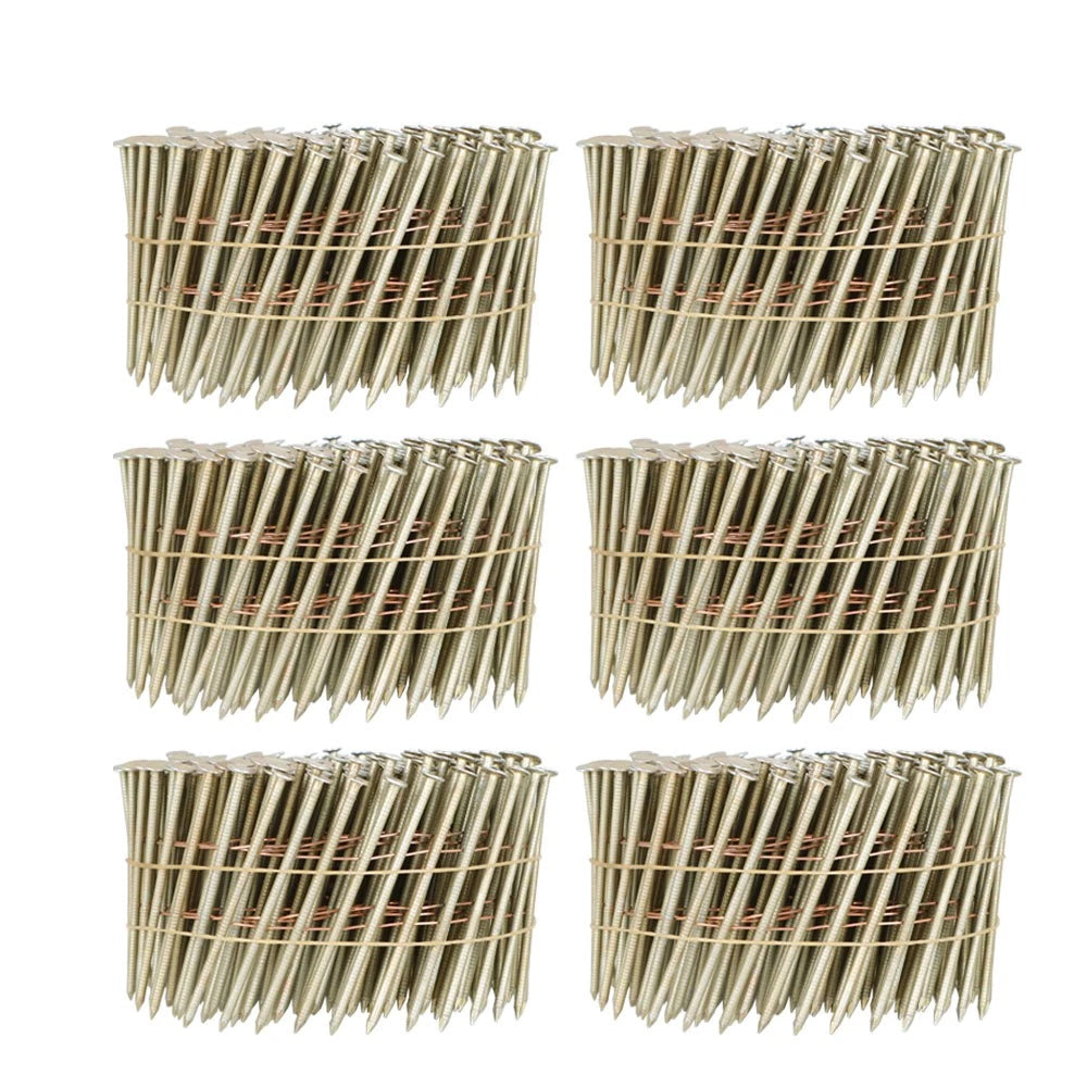 3600-Piece 15 Degree Galvanized Siding Nails 2-1/2” × .09” Ring Shank