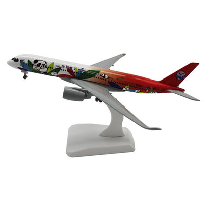 Alloy Plane Model Ornament for Sichuan A350 Panda (1:300 Scale)