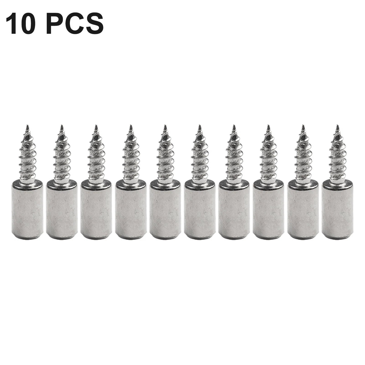 10X Self Tapping Screws for Cabinet Shelves Laminate Support Pegs