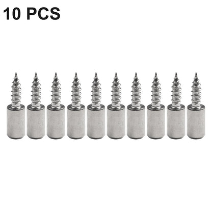 10X Self Tapping Screws for Cabinet Shelves Laminate Support Pegs
