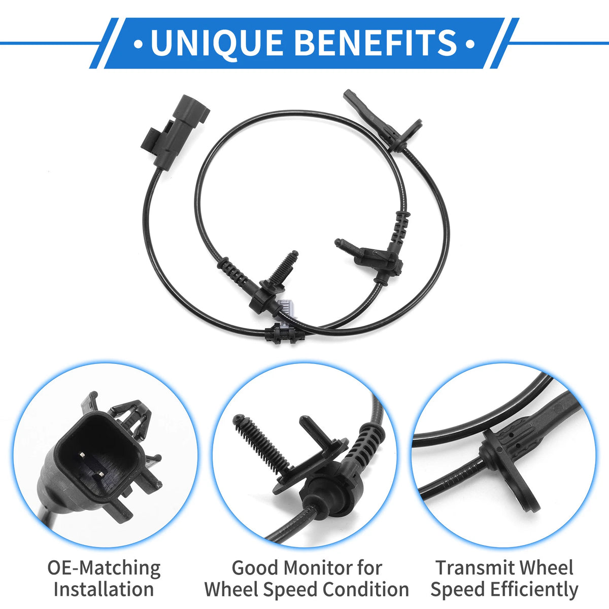 ABS Wheel Speed Sensor for Cadillac CT6 (2016–2020) No. 84460905/22 995143/8402845