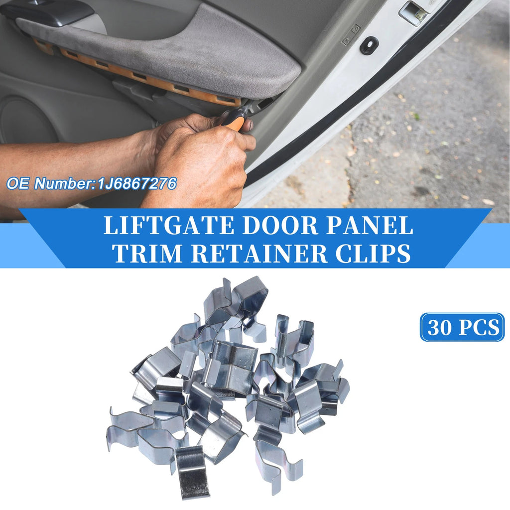 Liftgate Door Panel Trim Retainer Clip Replacement (30 Pack) for VW R32 (2008–2015)