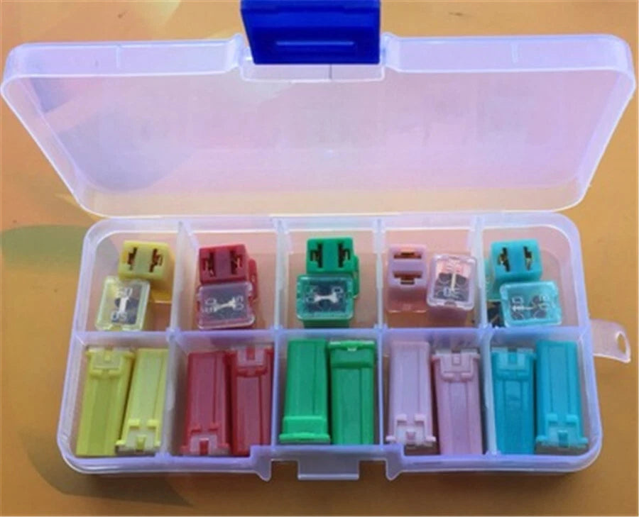 20x Mini Square Automotive Fuse 20A 30A 40A 50A 60A Universal