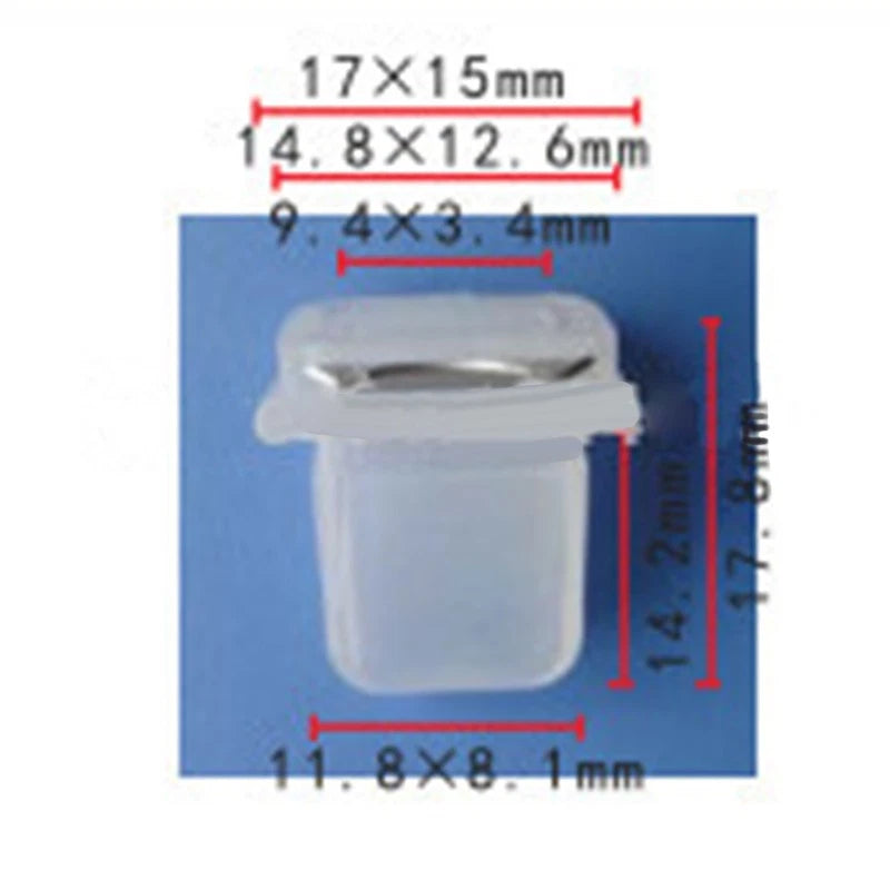 30pcs Interior Trim Molding Clips Retainer for BMW E38 E39 E60 (1997–2010)