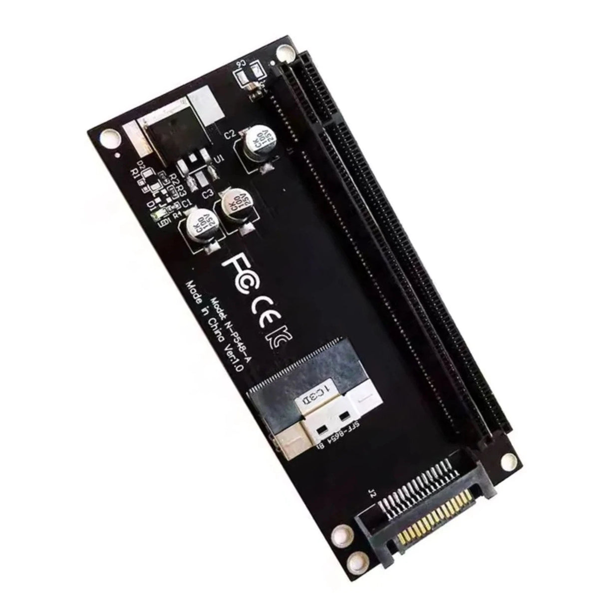 SFF-8654 PCIe 4.0 x16 Extension Card for Graphics Card Adapter