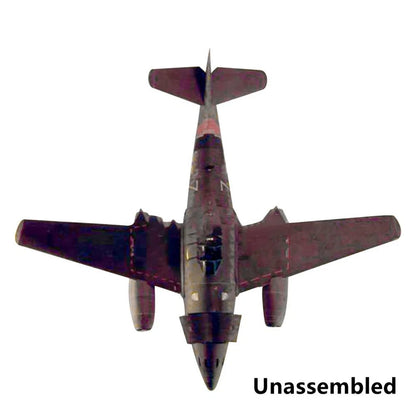 32CM DIY Paper WWII German ME-262 Fighter Jet Model Unassembled