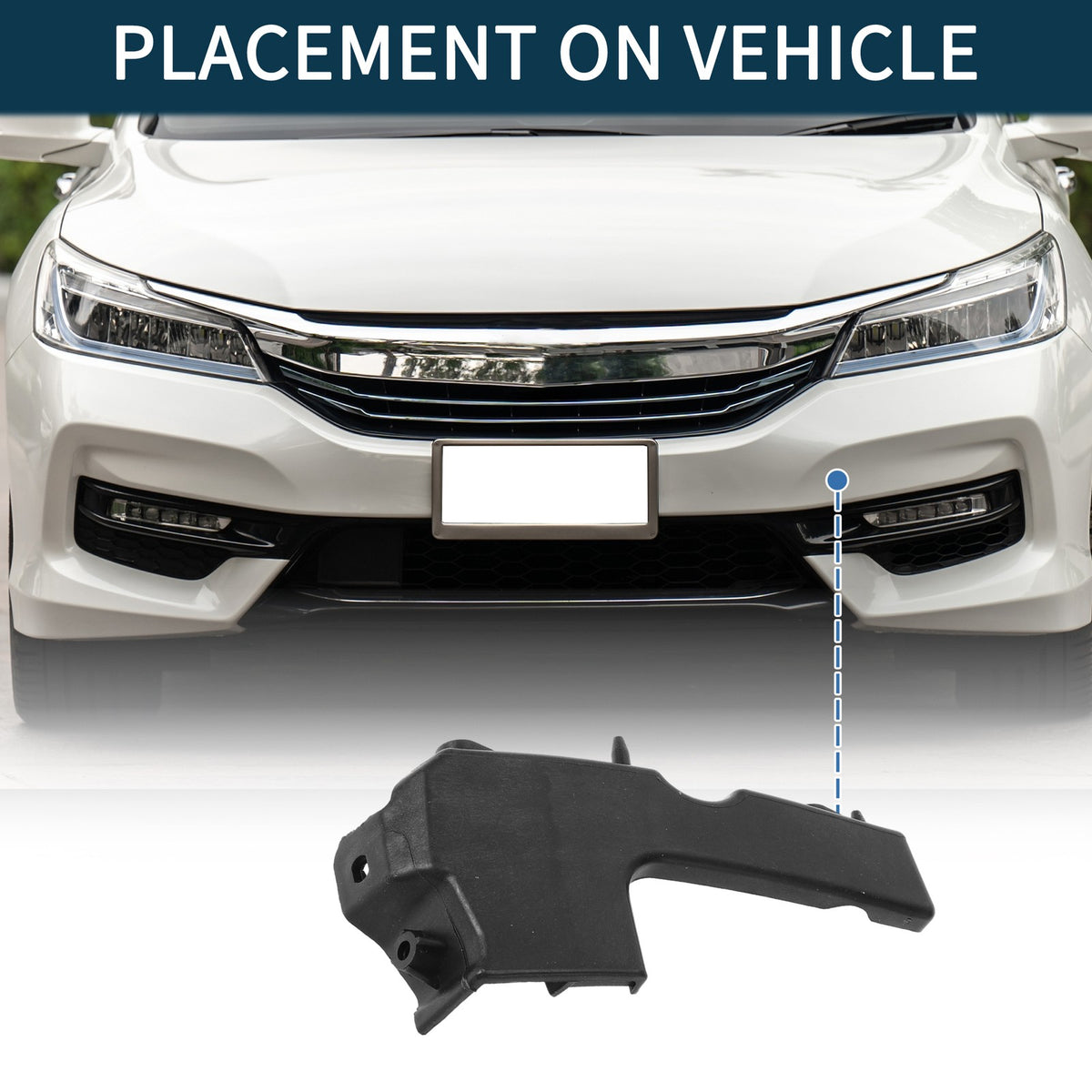 Left Front Bumper Retainer Bracket for Audi A4 B7 (2004–2008)