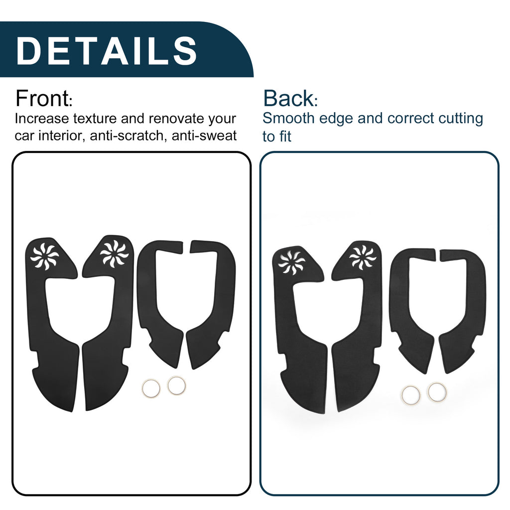 Car Door Anti Kick Pad Sticker Protector Set for Lexus ES 2019–2024