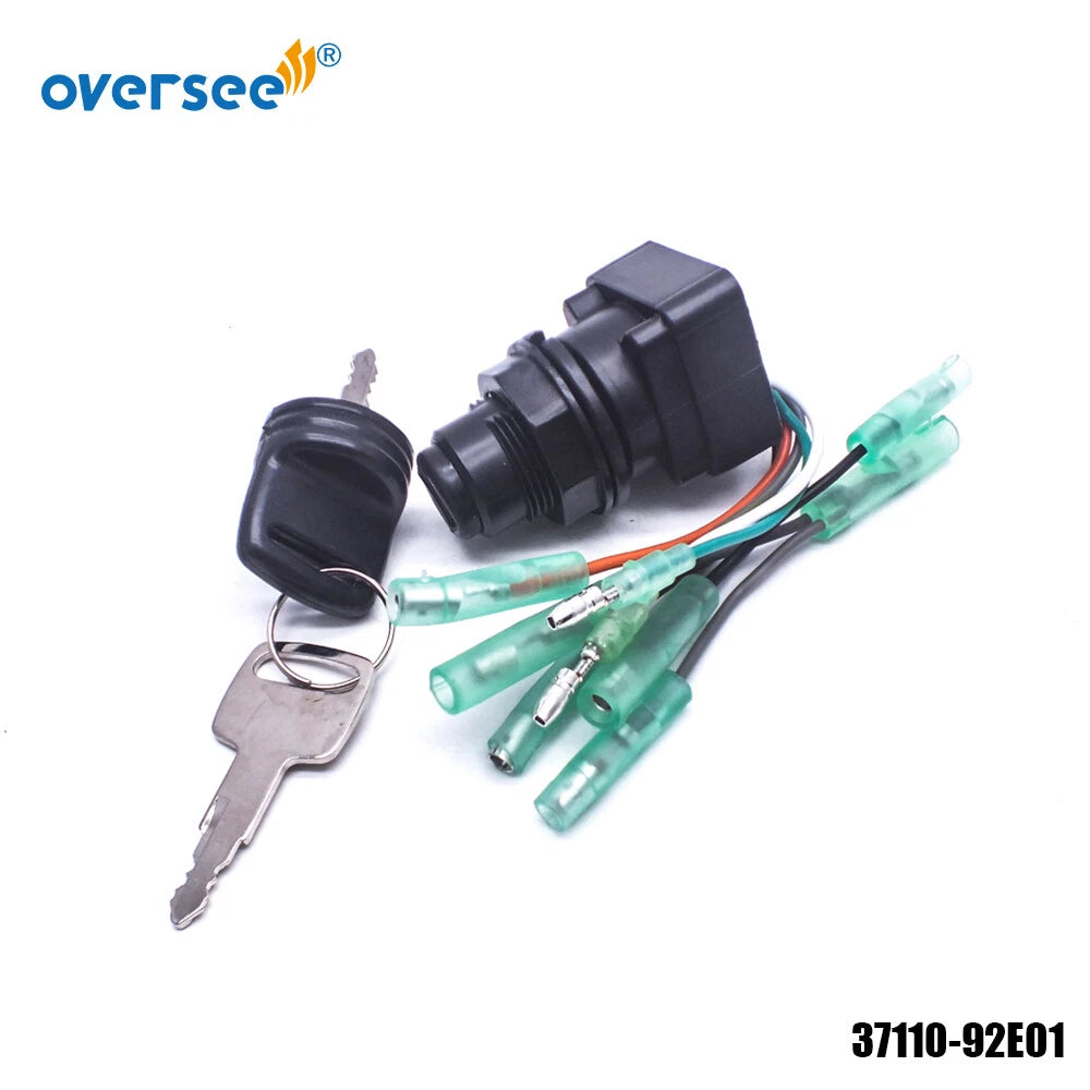 Key Switch for Suzuki Outboard 30HP-300HP (37110-92E01, 37110-99E00, 37110-99E01)