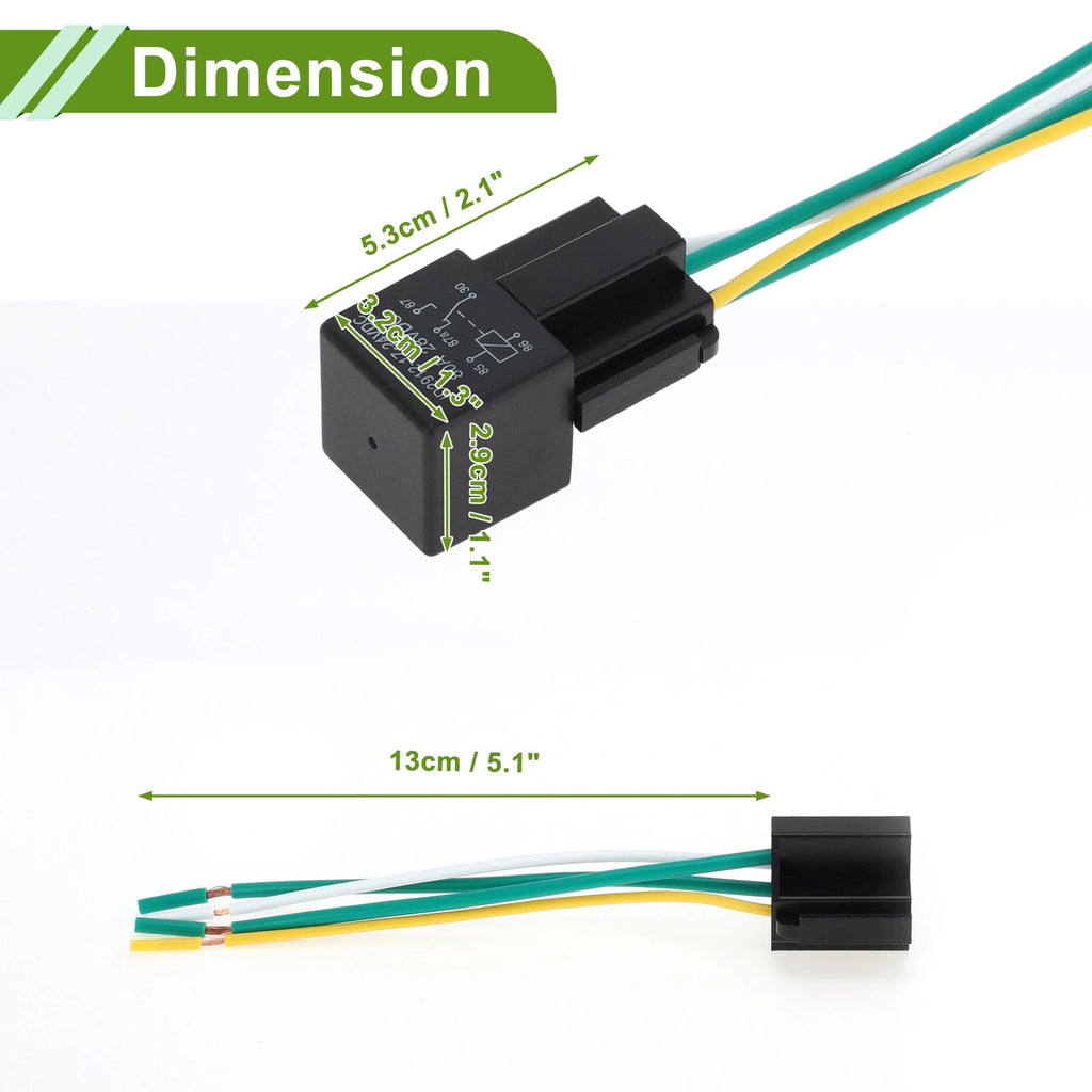 1 Pc 5-Pin 24V 80A Waterproof Auto Relay for Universal Applications
