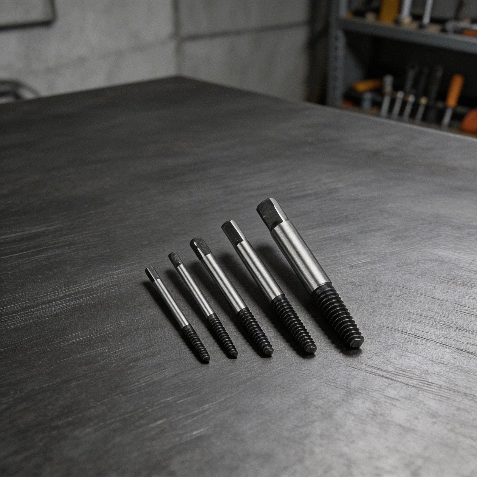 5pcs Screw Extractor Set for Stripped Broken Rusted Screws