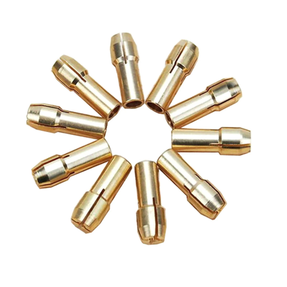10-Pack Brass Quick Change Nut Kit for Dremel A