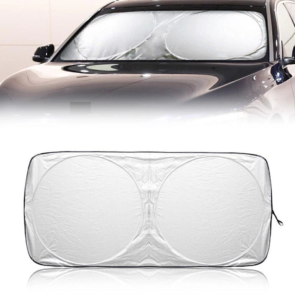 Front Windshield Sun Shade Visor Cover for X-Large Vehicles (1.9 x 0.9M)