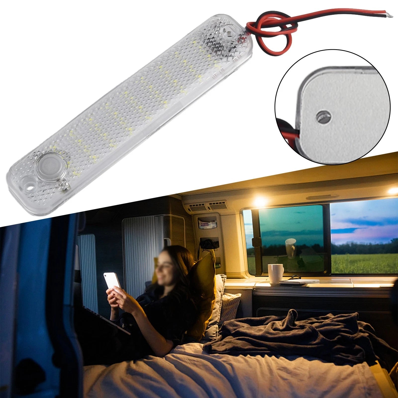 LED Reading Lamp for RV Van (2010–2023)