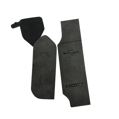 Set of 3 USB Leather Side Covers for Canon EOS R