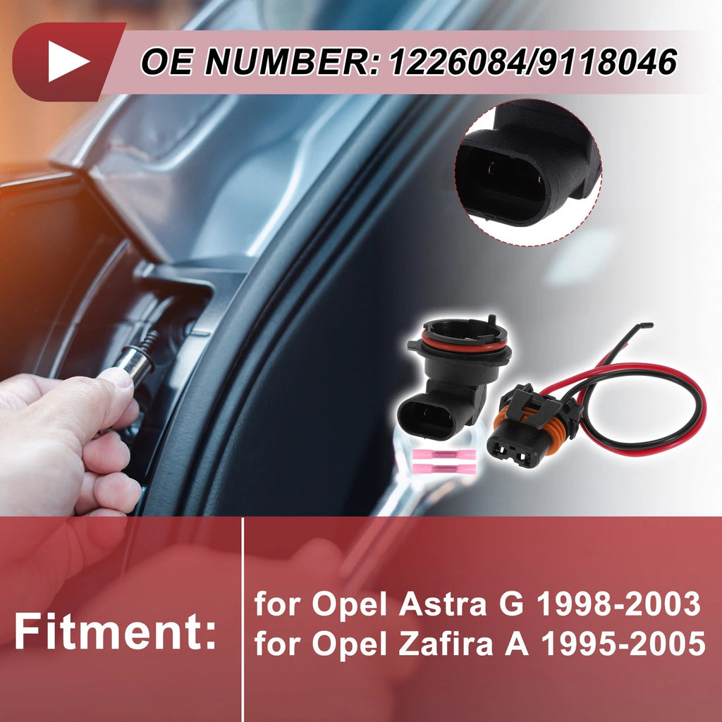 Headlight Light Socket Wiring for Opel Astra G (1998–2003) No. 1226084
