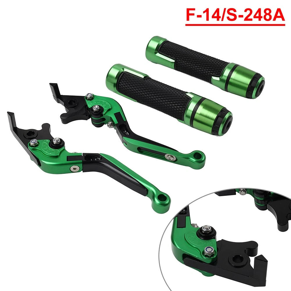 Folding Extendable Brake Clutch Lever Grip Set for Suzuki GSX-S750 (2017–2020)