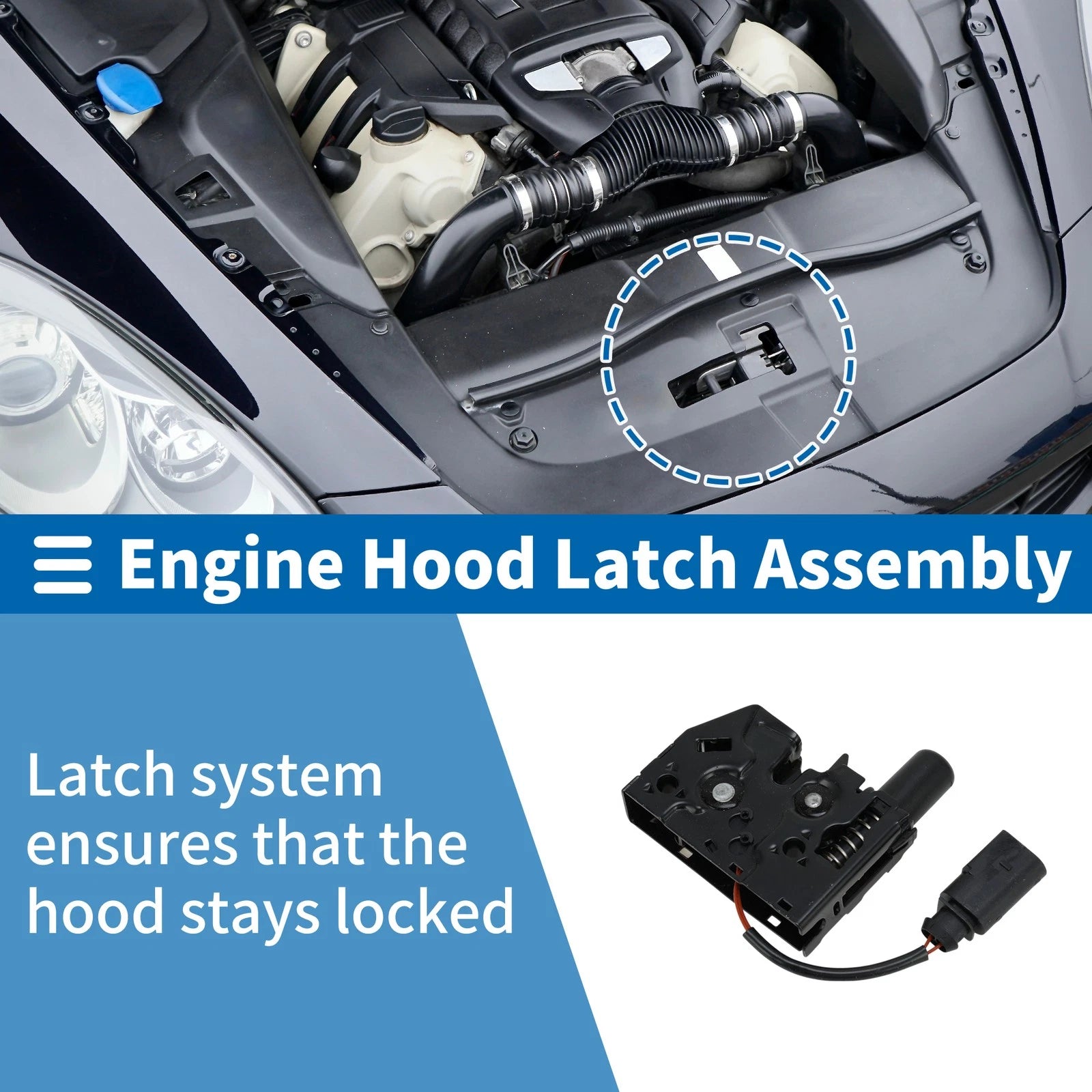 Hood Latch Assembly for Audi Q3 (2015–2018)